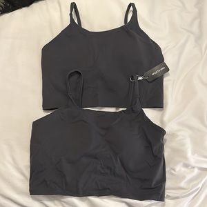 Longline Padded Sports Bra - 2 pack